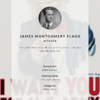 Poster Wanted poster for American soldiers, an aesthetic lithograph by James Montgomery Flagg