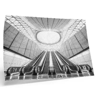 Decorative canvas print minimalist futuristic architecture