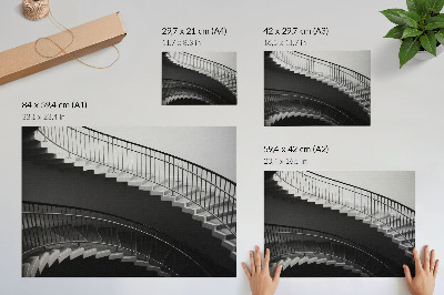 Photo canvas Black and white elegance, modern forms