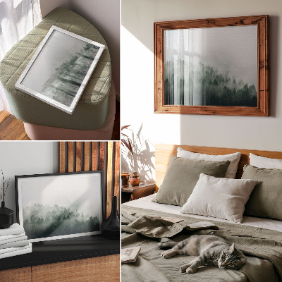Poster Misty forests exuding peace and mystery