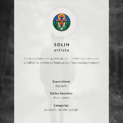 Poster a horse standing in a misty forest with ferns
