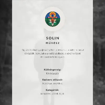 Poster a horse standing in a misty forest with ferns