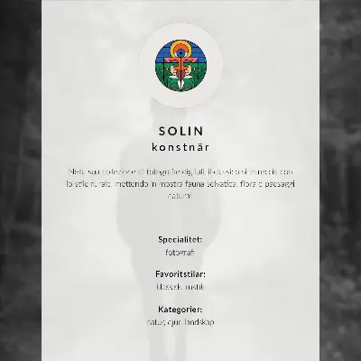 Poster a horse standing in a misty forest with ferns