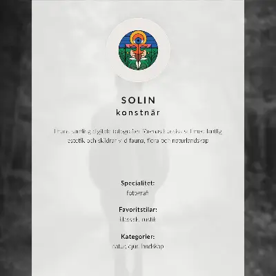 Poster a horse standing in a misty forest with ferns