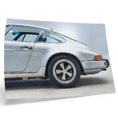 Poster classic sports car in an elegant chic style