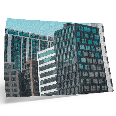 Poster Modern buildings glass geometry harmony
