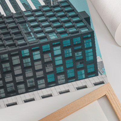 Poster Modern buildings glass geometry harmony