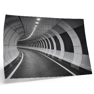 Decorative canvas print Modern geometric spatial tunnel