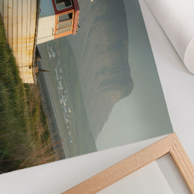 Photo canvas Łódź mountain panorama climate nostalgia