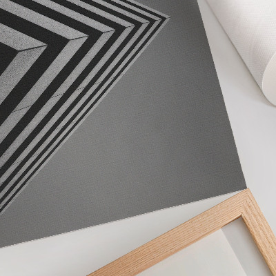Photo canvas Symmetry, lines, monochromatism, dynamic composition