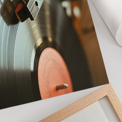 Poster Nostalgic vintage musical atmosphere gramophone