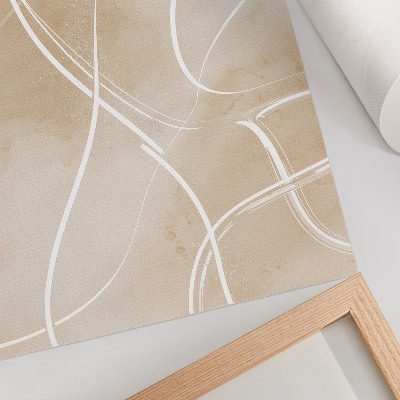 Decorative canvas print Harmonious lines, delicate colors, peace