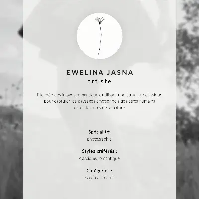 Poster traditional clothes, umbrella, and green meadow with trees