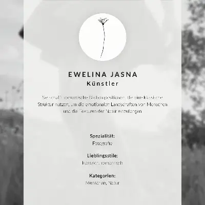 Poster traditional clothes, umbrella, and green meadow with trees