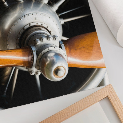 Photo canvas Metal propeller elements industrial look