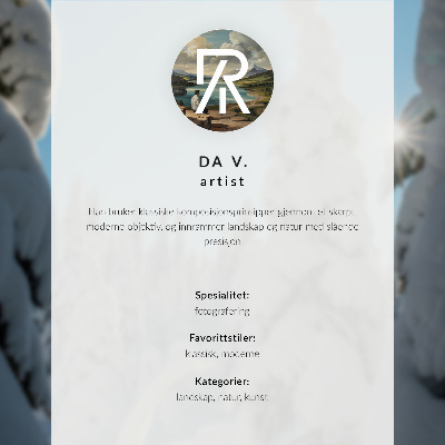 Poster Dynamic sky over a calm ocean