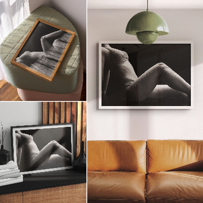 Poster Black and white aesthetic with a harmonious composition