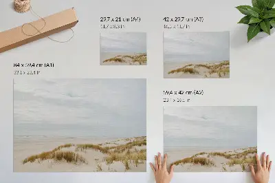 Photo canvas sandy beach minimalism peace