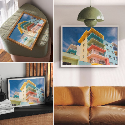 Poster The energy of color in modern architecture