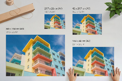 Poster The energy of color in modern architecture
