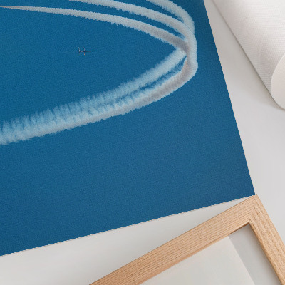 Photo canvas Airplane formation against the sky dynamics
