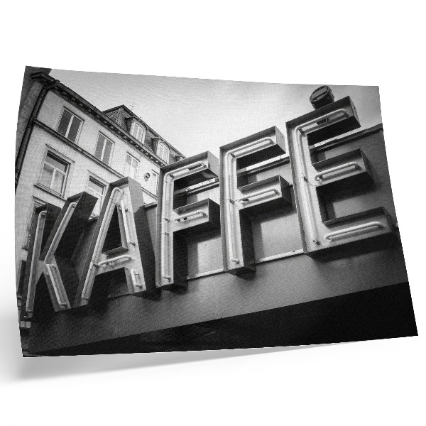 Poster Neon minimalist urban style frame