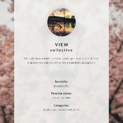 Decorative canvas print featuring an oriental building with mountains, a lake, and cherry blossoms