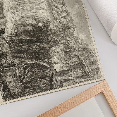 Poster View of the Grand Cascade at Tivoli, from Views of Rome by Giovanni Battista Piranesi