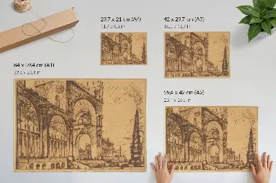 Fantasy of a Magnificent Triumphal Art by Giovanni Battista Piranesi decorative canvas print