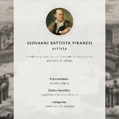 Poster The Gothic Arch by Giovanni Battista Piranesi, published 1800-1809