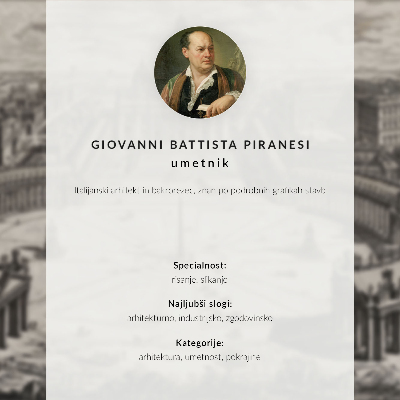 Poster The Gothic Arch (published 1800-1809) by Giovanni Battista Piranesi