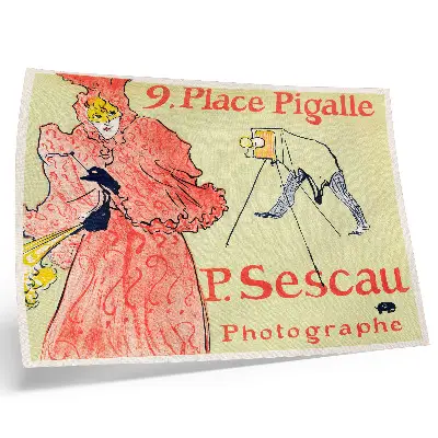 Le Photographe Sescau (1894) by Henri de Toulouse-Lautrec high-resolution poster print