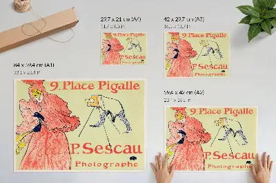 Le Photographe Sescau (1894) by Henri de Toulouse-Lautrec high-resolution poster print