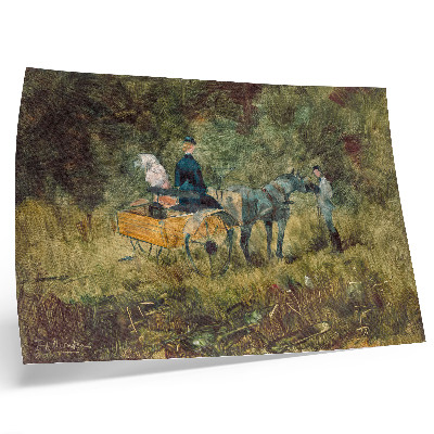Photo canvas The Trap (1880) high resolution painting by Henri de Toulouse-Lautrec