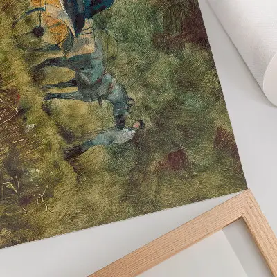 Photo canvas high resolution painting of The Trap (1880) by Henri de Toulouse-Lautrec