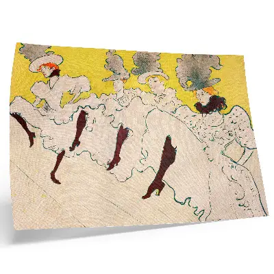 The Troupe of Mademoiselle Eglantine by Henri de Toulouse-Lautrec decorative high-resolution canvas print (1896)