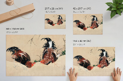 Decorative canvas print Paintings by Katsushika Hokusai 