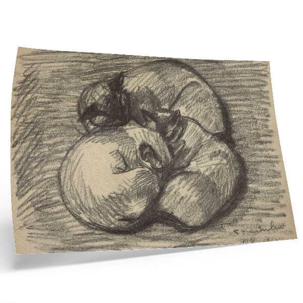 Decorative canvas print Cats; Tsching, Batzar, and Blanc-Blanc, high-resolution print by Théophile Alexandre Steinlen