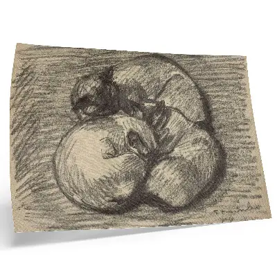 Decorative canvas print featuring Cats, Tsching, Batzar, and Blanc-Blanc by Théophile Alexandre Steinlen