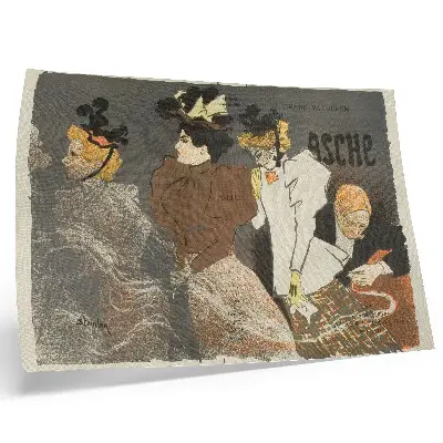 Asche by Théophile-Alexandre Pierre Steinlen art poster