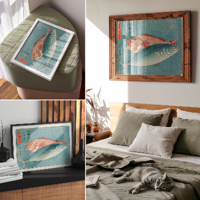 Photo canvas Yellowtail and sea bass