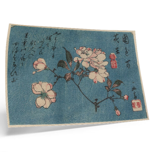 Poster Woodblock print (nishiki-e); ink and color on paper by Utagawa Hiroshige