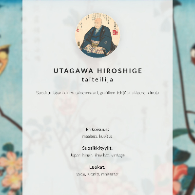 Poster Woodblock print (nishiki-e); ink and color on paper by Utagawa Hiroshige