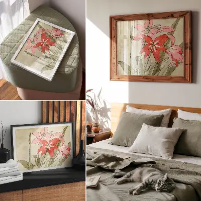 Amaryllis (1915) by Hannah Borger Overbeck decorative canvas print