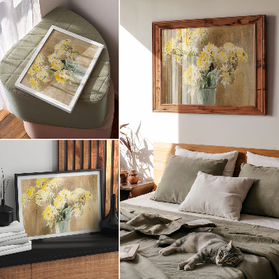 Poster Vase with Yellow Flowers (1915) by Hannah Borger Overbeck