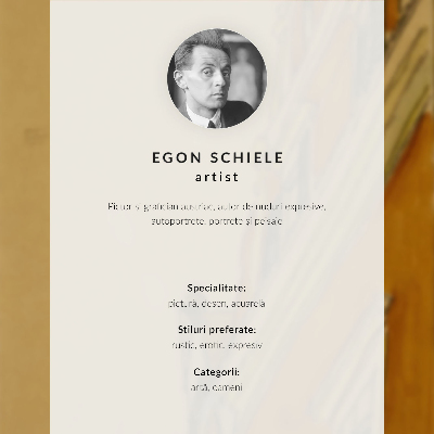 Poster Still Life with a Plate of Cake by Egon Schiele