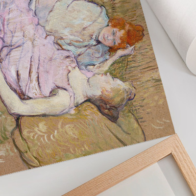 Photo canvas Sofa (ca. 1894–1896) – a high-resolution painting by Henri de Toulouse-Lautrec