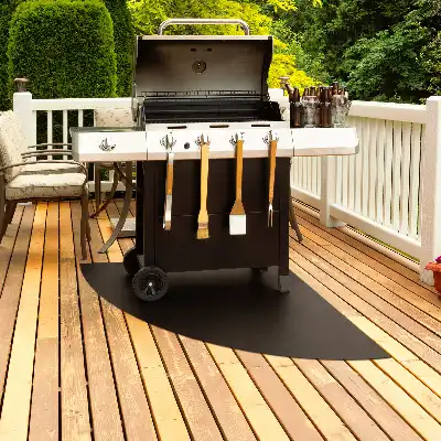 Grill pad for deck square 39x39 inch