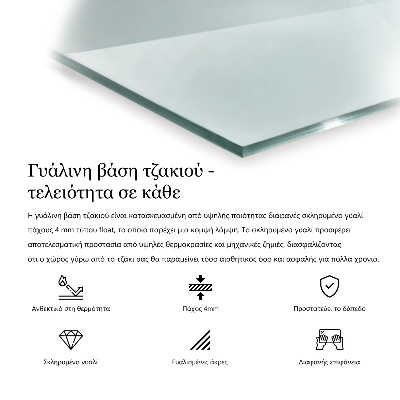 Glass hearth for log burner hexagonal transparent