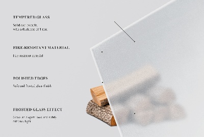 Glass hearth plate Semi-transparent semi-oval